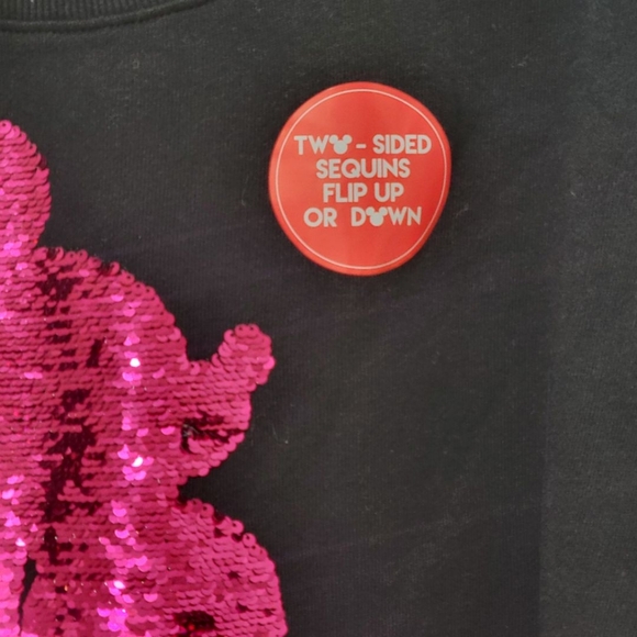 Disney Mickey Mouse Disneyland Reverse Sequin Sweater - Picture 5 of 14